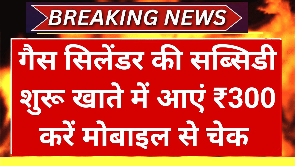 LPG Gas Subsidy Check