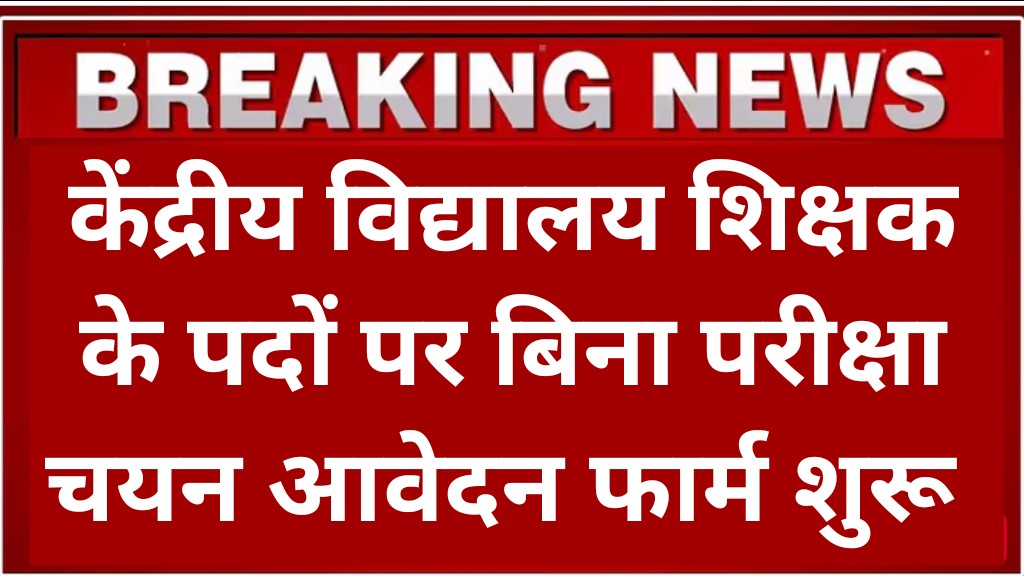 Kendriya Vidyalaya Teacher